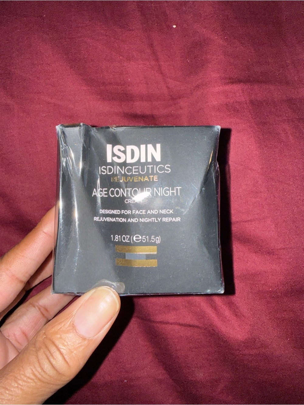 ISDIN Isdinceutics Age Contour Night Cream - Black & Gold Packaging
